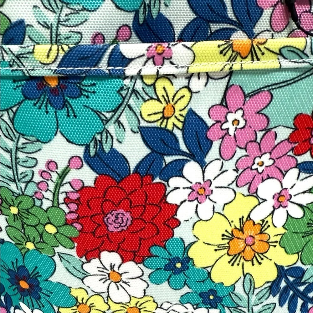 Vera Bradley Tote Lighten Up Far Out Floral Colorful Floral NWOT